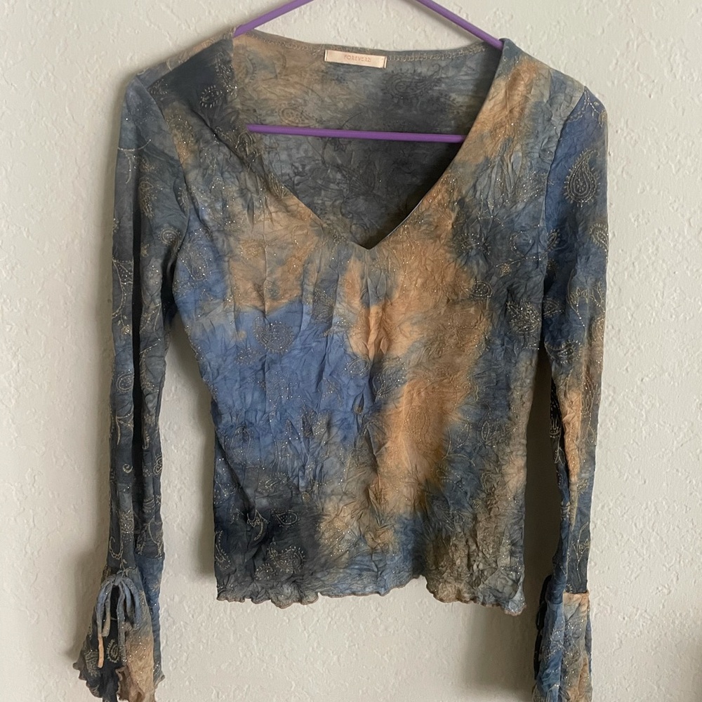 vintage Forever 21 bell Sleeve top